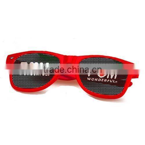UV 400 advertising promotion hot China sports pinhole sunglasses