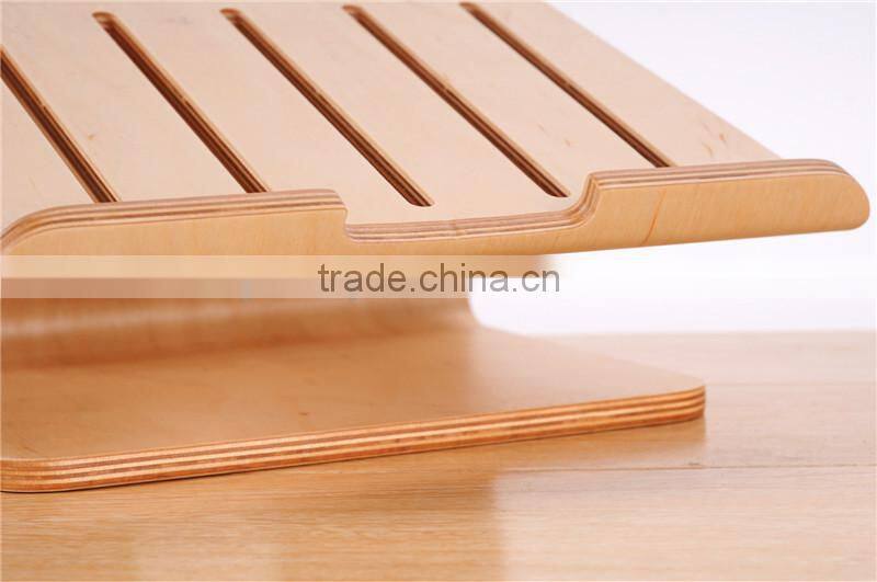 Universal Desktop Wood Holder for Laptop Notebook Phone