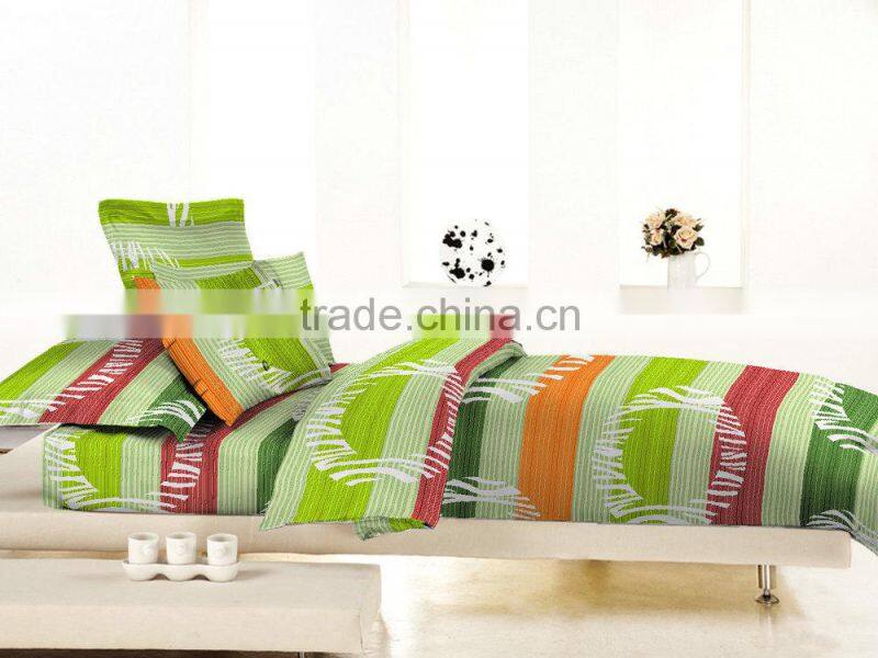 100% cotton pigment printed duvet cover set/cheap price