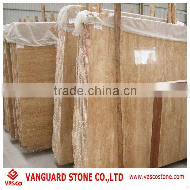 Classic Light Travertine and mable type yellow travertine tiles