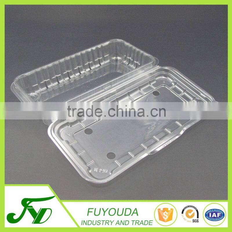 Hot sales luxury clear big plastic blister fruit container