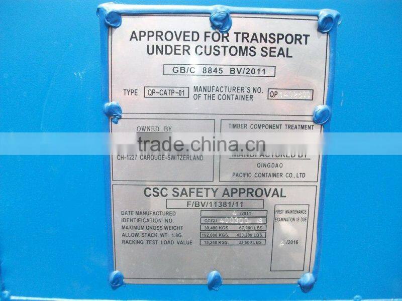 Standard Shipping Container 40ft 40gp Dry Shipping Container