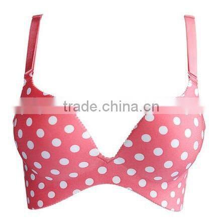 Fashion Push Up function Ladies Spot Sexy Bra Set