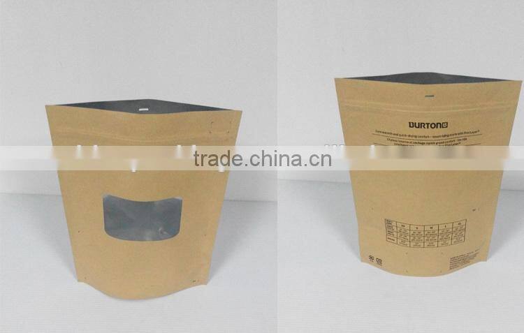 Stand Up Bottom Gusset Bag/ COPPziplock bag