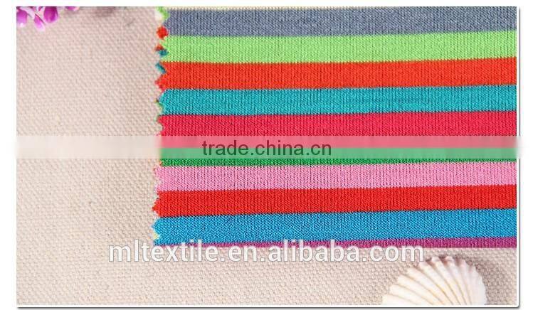 Yarn-dyed TR striped fabric knitting fabric T-shirt/fleece fabric/fabric spot wholesale autumn and winter