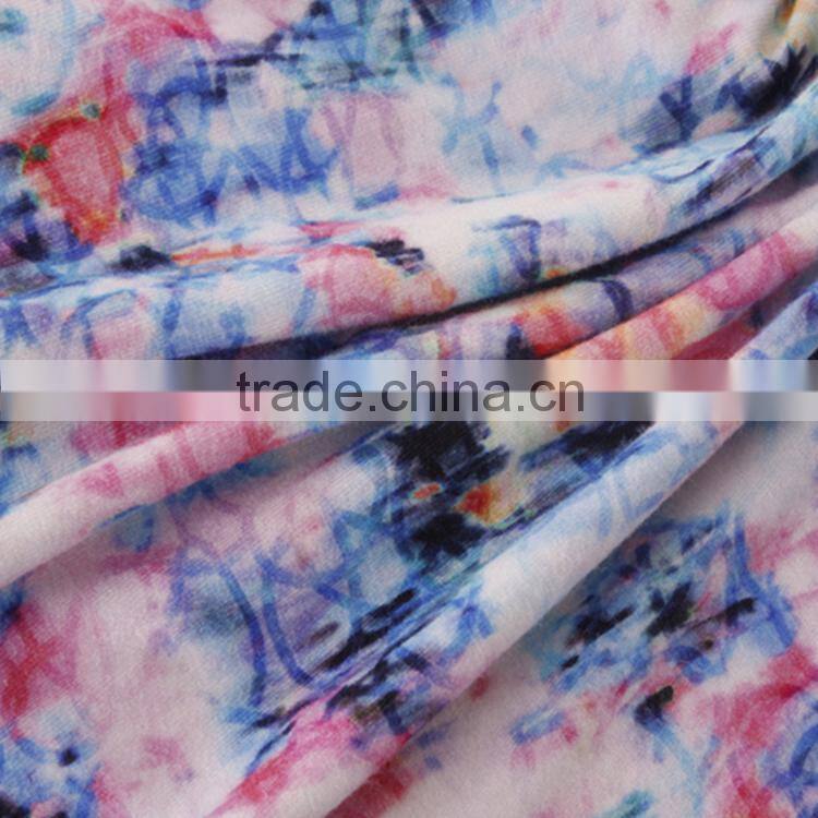 Printed women textile fabric 100% cotton dress fabric