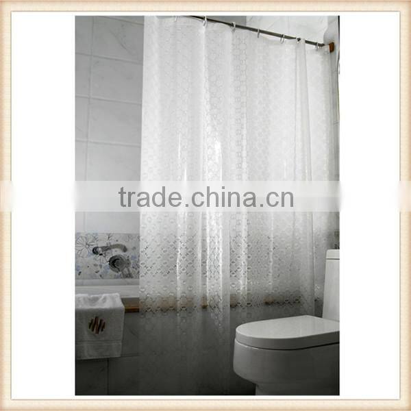 Factory Supply China supplier pvc folding shower curtain