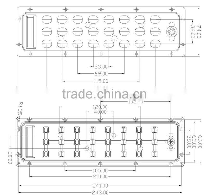 24W aluminium pcb board led smd led for Street light