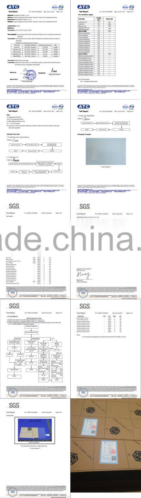 GH-RZ199 Durable acrylic round table,high polished acrylic table