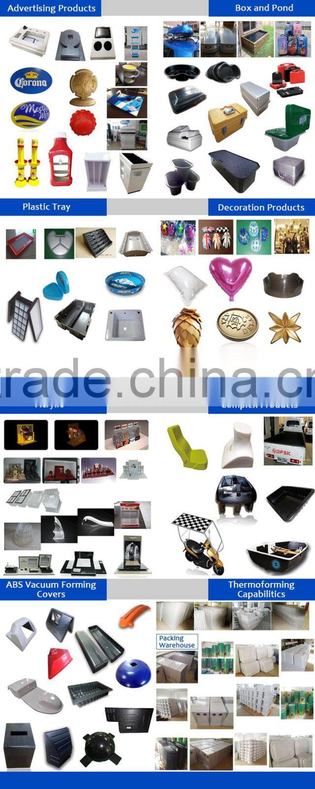 Best Quality Vacuum Forming Product Plastic Car Boof Box