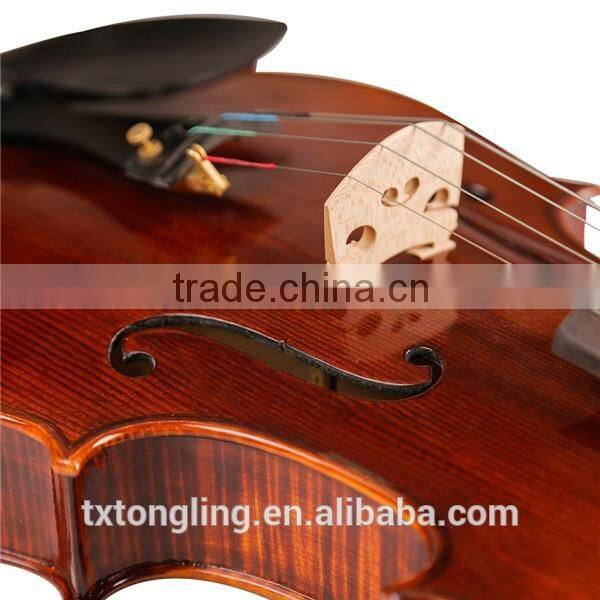 TL010 Good Price Unvarnished Tongling Flamed Handmade Viola Brand