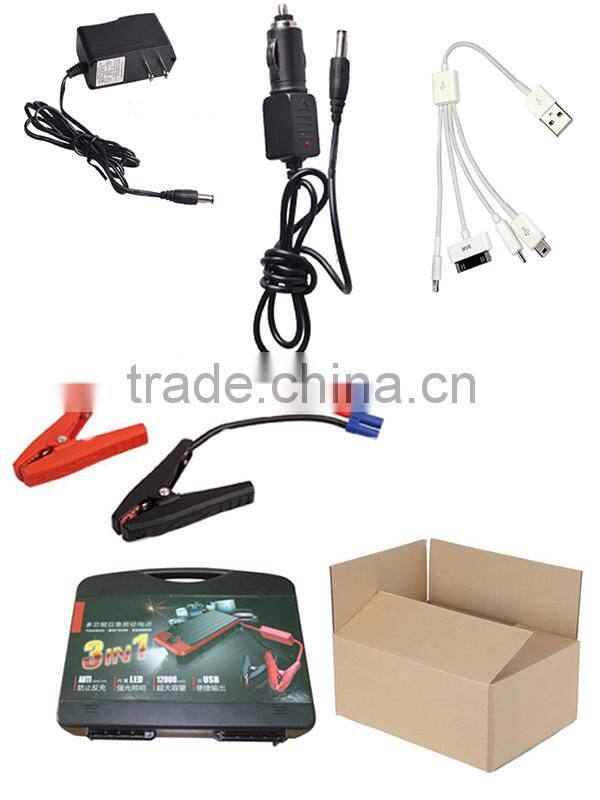 car accessory li-lon battery pack super mini booster