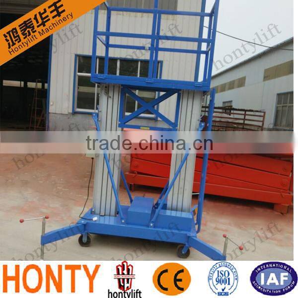 electric air hydraulic motorcycle potable man lift