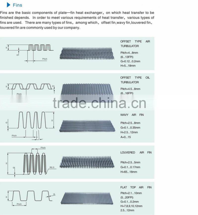 aluminum stack layer structure autocar oil cooler-radiator
