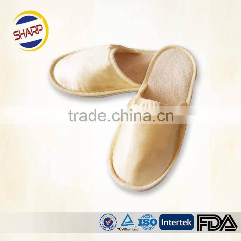 Wholesale hotel terry slipper, personalized hotel slipper with logo