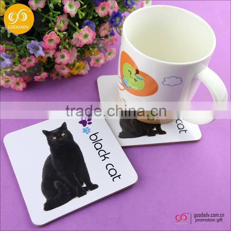 Wedding gift favor personalized MDF cork coaster