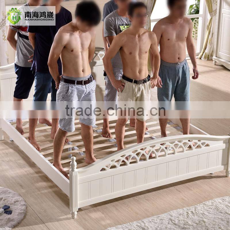Latest Design White Wooden MDF Modern Bedroom Furniture