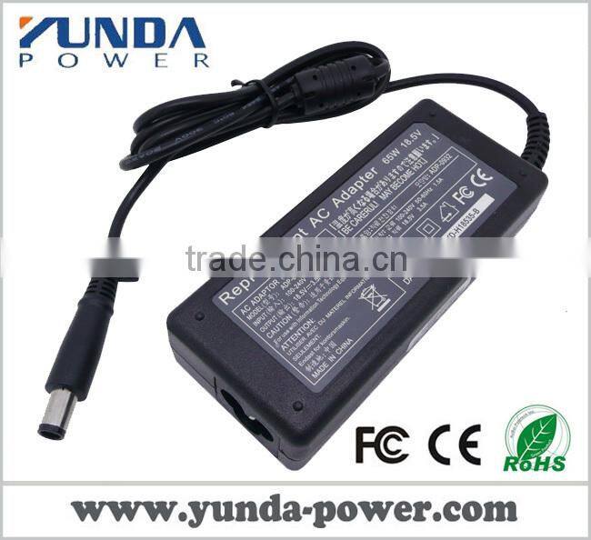 Universal AC Adapter 18.5V 3.5A for HP Laptop Power Charger Replacement 65W 7.4mm*5.0mm