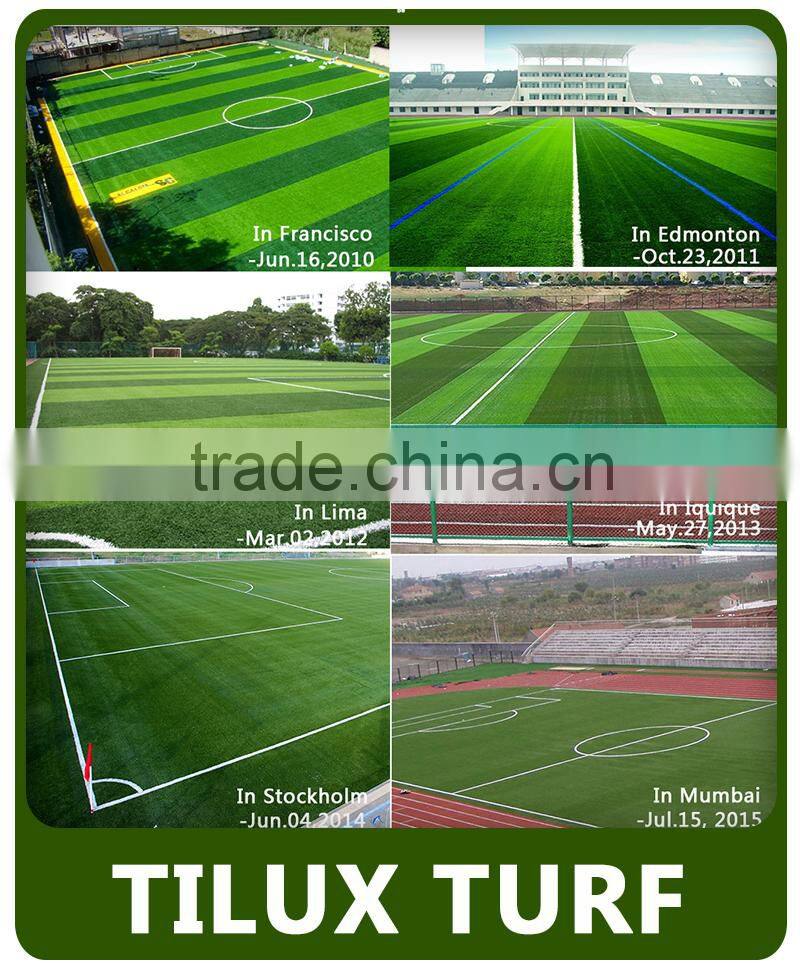 High quality 50mm artificial grass with stem fiber for soccer