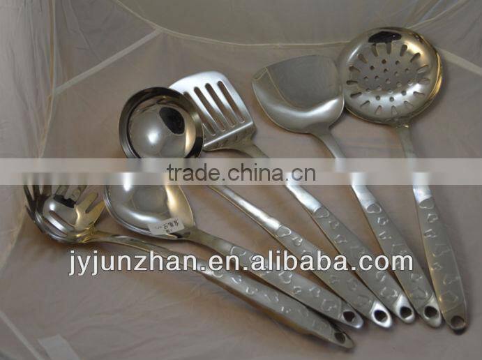 High mirror polishing Stainless Steel kitchen tools utensils made by Junzhan Factory directly and sell directly
