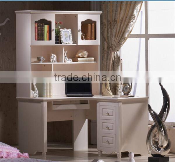 sample design bedroom set /child lovely bedroom set with study table H201