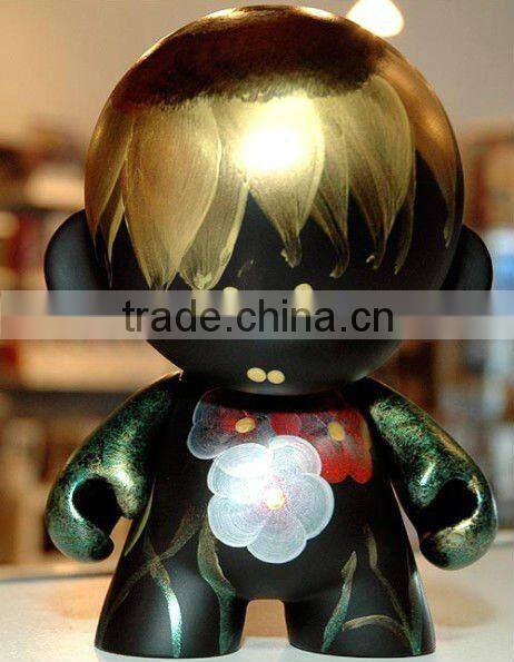 Plastic pvc money toy figure,monkey decoration figurines