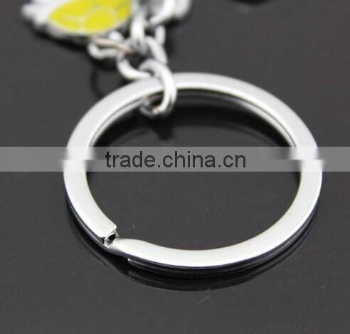 NEW arrival Fashion cute starfish promotional metal Keychain/