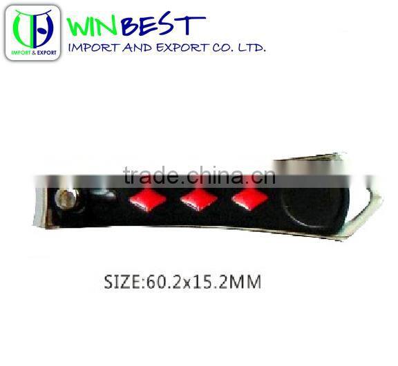 Promotional Pink/Black Exposy Cartoon Happy Feet Nail Cutter/ Culticle Clipper