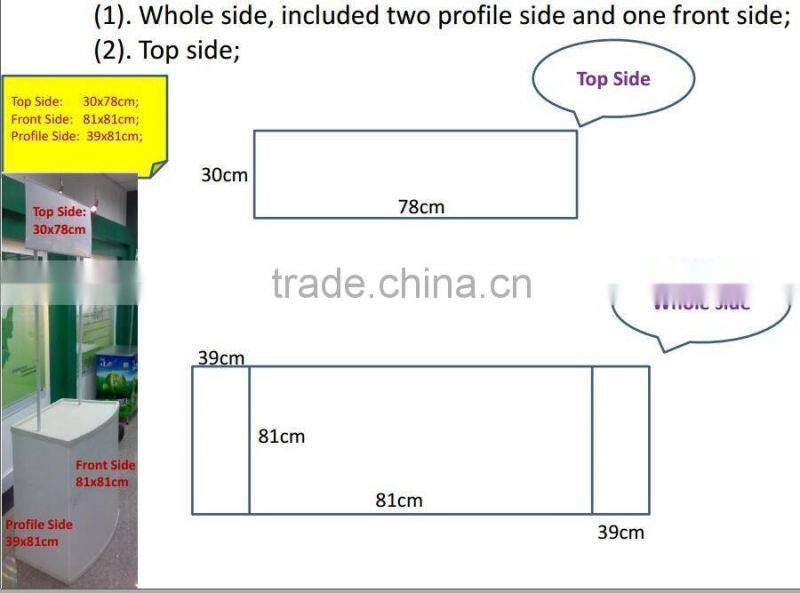 Wholesale promotion advertising products custom logo print promotion table