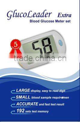 Large screen one key operation new blood glucose meter Extra FDA certificate blood sugar monitor