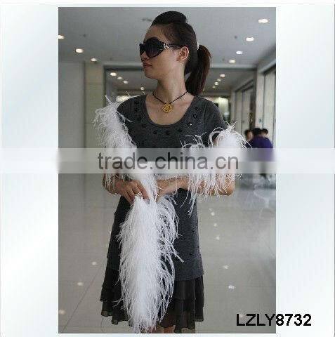 decorative Fluffy Ostrich Feather boa LZYJ69