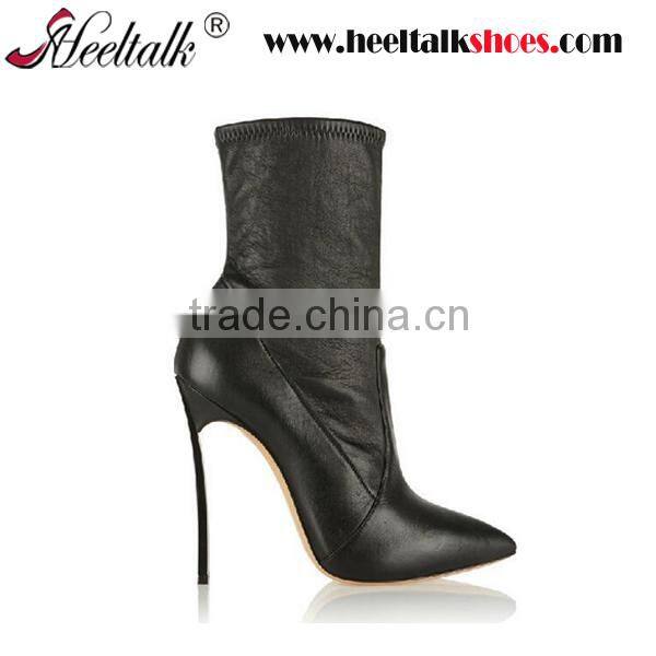 OEM ODM Custom made wholesale genuine leather laydies fashion boots 2016