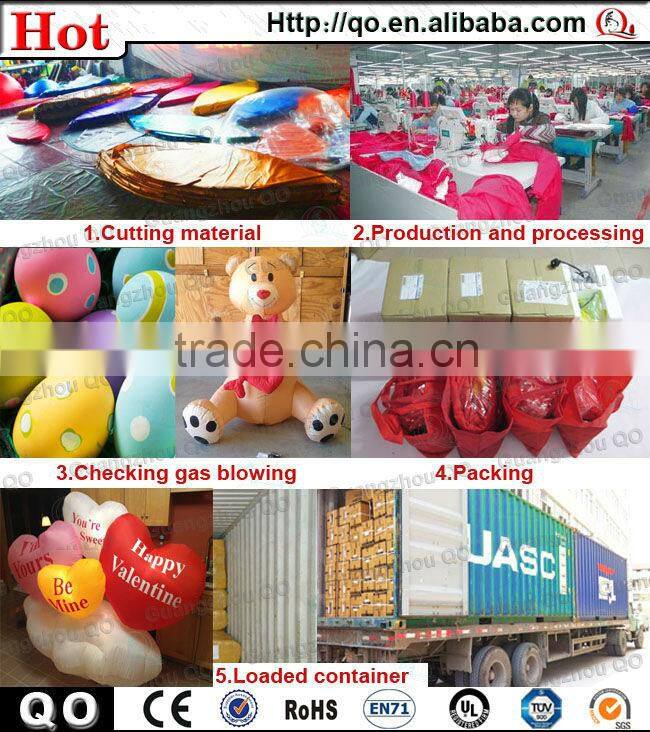 Promotion best design easter decoration inflatable rabbit