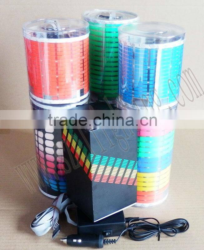 customized logo printed el car sticker,equalizer el car sticker