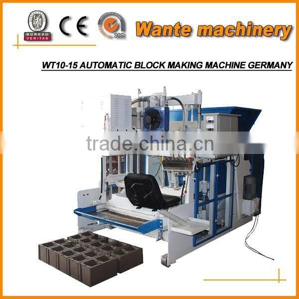 WT10-15 BIG DISCOUNT block cement machinery,cheap brick making machines
