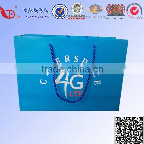 wholesale brown kraft packaging bag paper with color printing