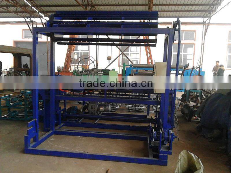 hinge joint knot weaving field fence machine