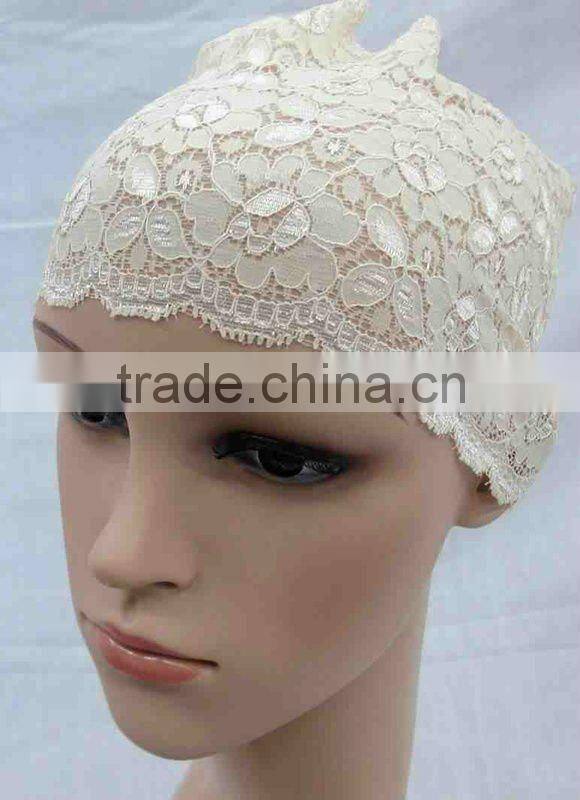 C016 new muslim lace underscarf