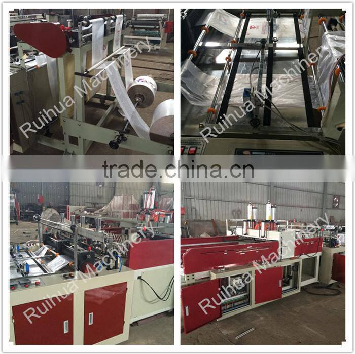 Double Channel Fully Automatic T Shirt Bag Making Machine