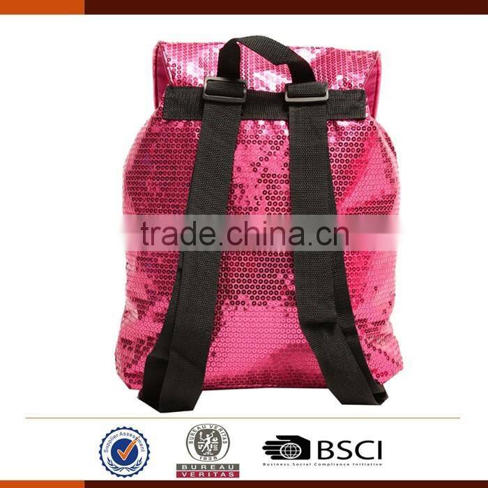Fashion Sequin School Backpack Bag for Girls