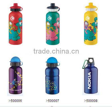 FDA Approved Water Bottle, Aluminum Sport Water Bottle BPA Free for 350ml 500ml 600ml 750ml 800ml 1000ml