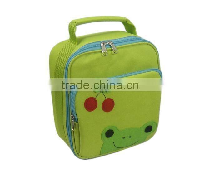 kids lunch bag with shoulder straps/kids insulated lunch bag