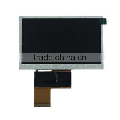 LCM type 4.3 inch 480*272 small LCD monitor, RGb interface and 40PIN TFT LCD panel