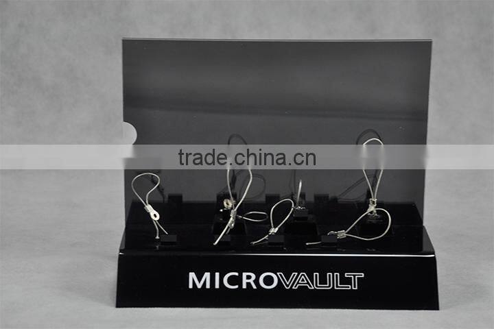 Fashion Design Clear Acrylic Phone Display With Logo