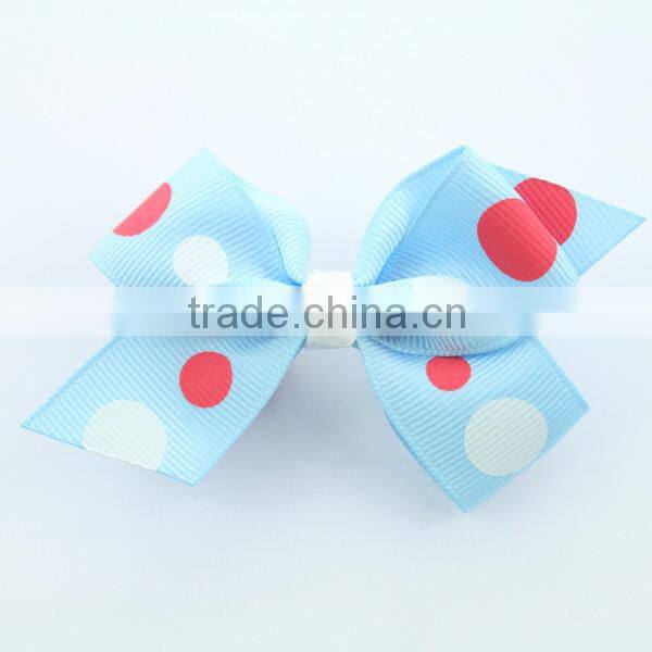 polka dot grosgrain ribbon bows
