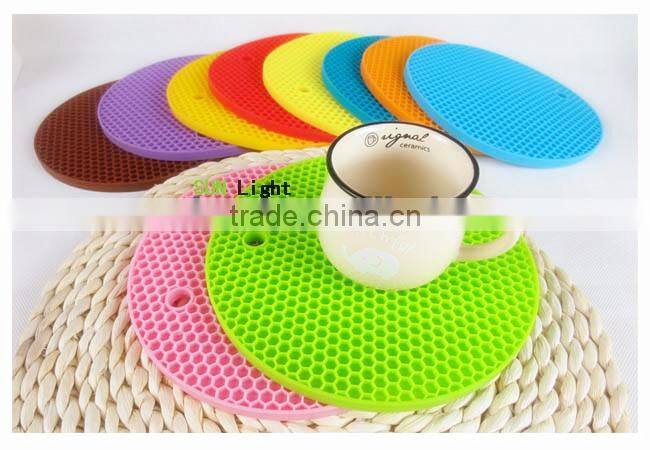 new design round shape silicone bowl mat /ho pad