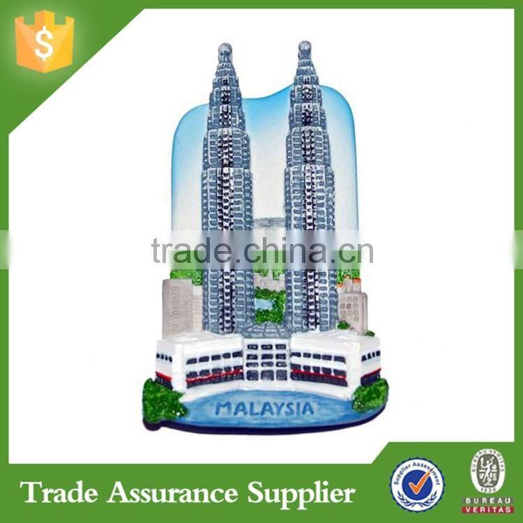 Home Decoration Resin Material 3D Cities Malaysia Fridge Magnet
