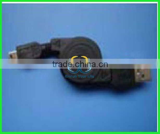 new arrivel USB AM-MINI5P retractable cable