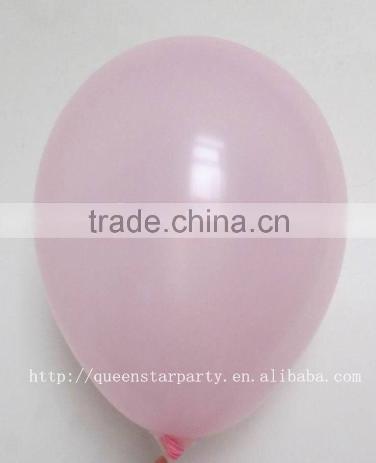 Latex helium balloon Small flat balloons standard / pastel color pink