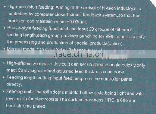 NCF servo roll feeder machine